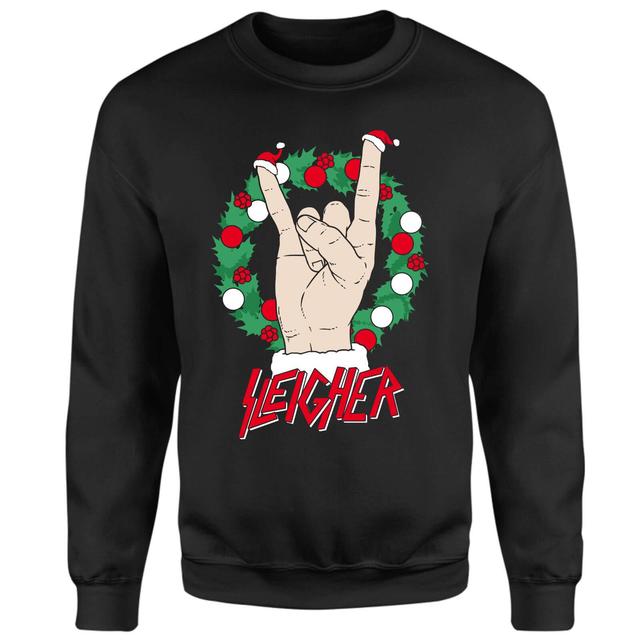 Sleigher Sweatshirt - Black - XXL - Schwarz on Productcaster.