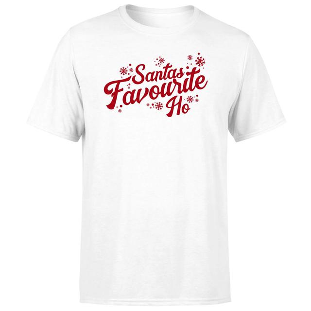 Santas Favourite Ho Men's T-Shirt - White - S - Weiß on Productcaster.