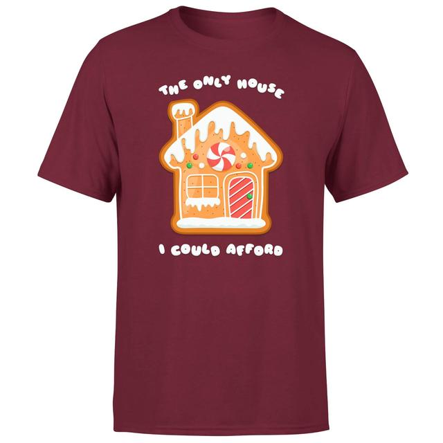 Only House I Could Afford Men's T-Shirt - Burgundy - M - Burgundy on Productcaster.