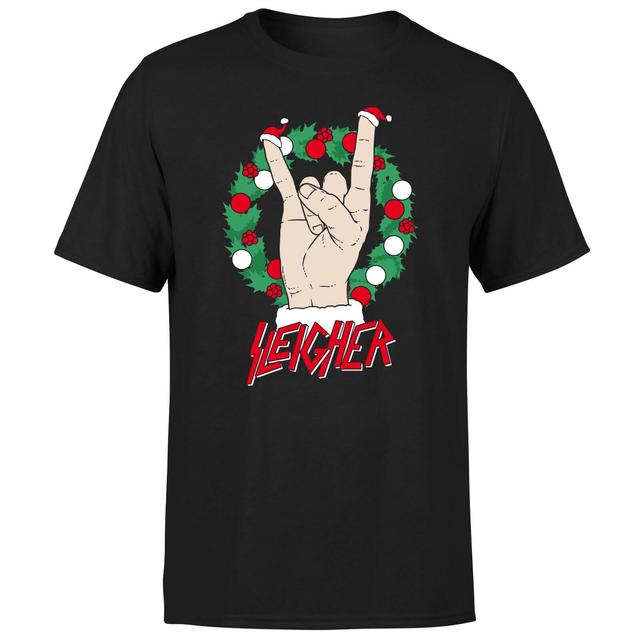 Sleigher Men's T-Shirt - Black - 3XL - Schwarz on Productcaster.