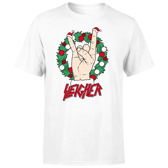 Sleigher Men's T-Shirt - White - M - Weiß on Productcaster.