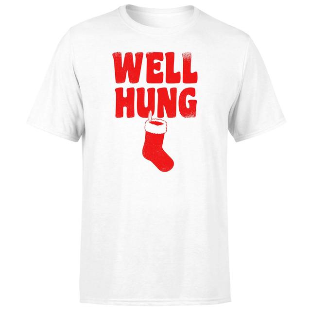 Well Hung Men's T-Shirt - White - XXL - Weiß on Productcaster.