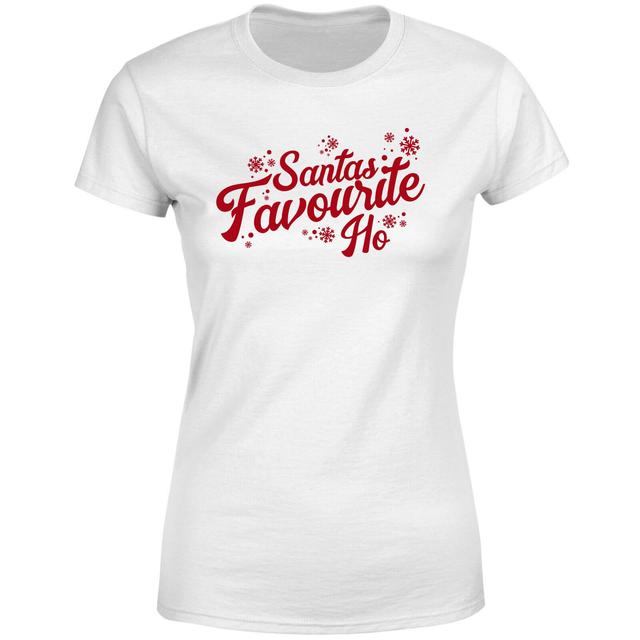 Santas Favourite Ho Women's T-Shirt - White - S - Weiß on Productcaster.