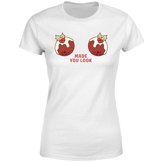 Made You Look Christmas Presents Women's T-Shirt - White - L - Weiß on Productcaster.