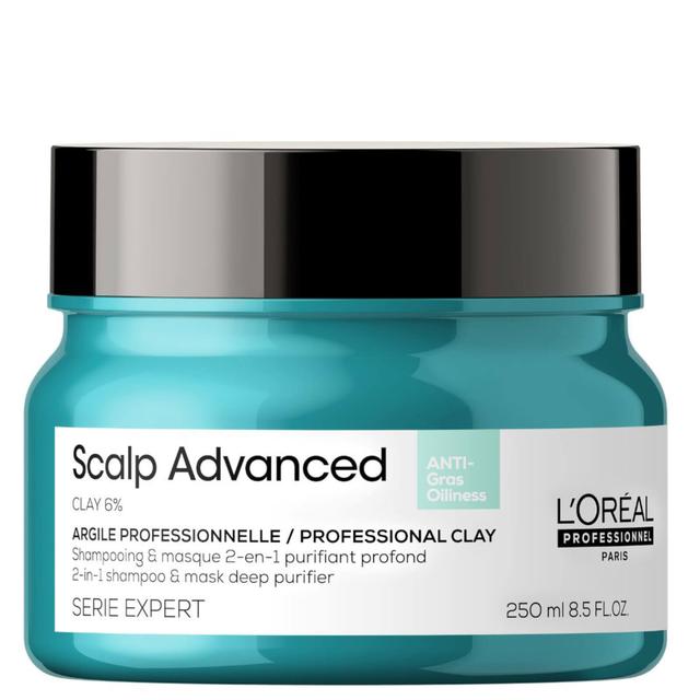 L'Oréal Professionnel Serié Expert Scalp Advanced Anti-Oiliness 2-in-1 Deep Purifier Clay Hair Mask 250ml on Productcaster.