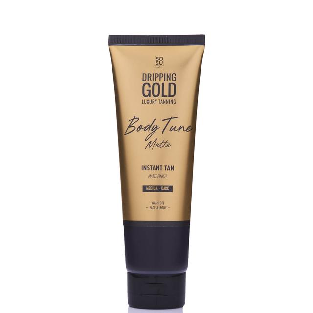 Dripping Gold Body Tune Instant Matte Self Tan 201ml (Various Shades) - Medium-Dark on Productcaster.