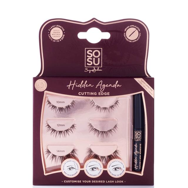 SOSU Cosmetics Hidden Agenda Lashes (Various Options) - Cutting Edge on Productcaster.