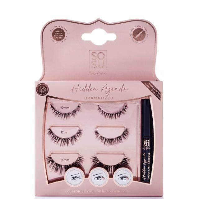 SOSU Cosmetics Hidden Agenda Lashes (Various Options) - Dramatized on Productcaster.