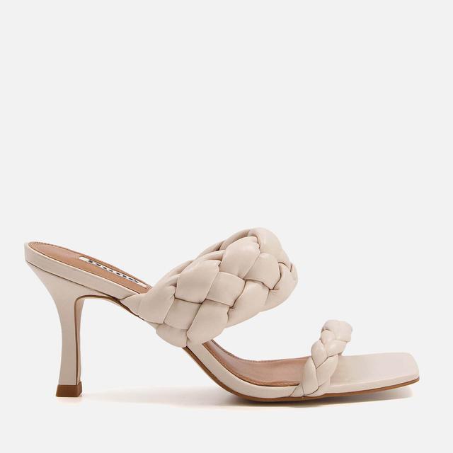 Dune Message Braided Leather Heeled Mules - UK 3 on Productcaster.