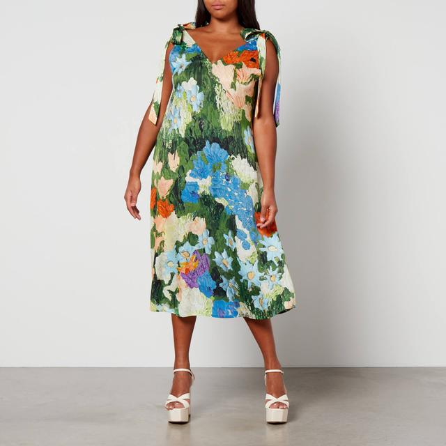 Stine Goya Naomi Stretch-Jersey Midi Dress - S on Productcaster.