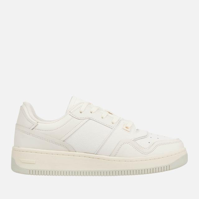 Tommy Jeans Basket Leather Trainers - UK 6.5 on Productcaster.