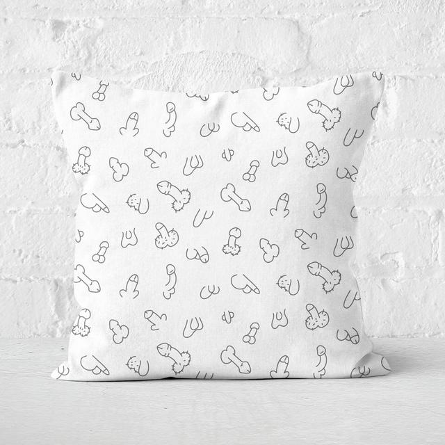 Whang Pattern Square Cushion - 60x60cm - Soft Touch on Productcaster.