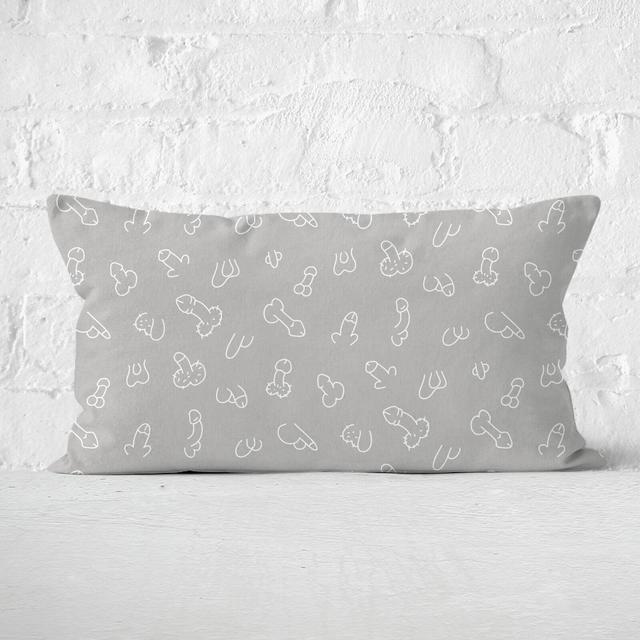 Dicklet Pattern Rectangular Cushion - 30x50cm - Soft Touch on Productcaster.