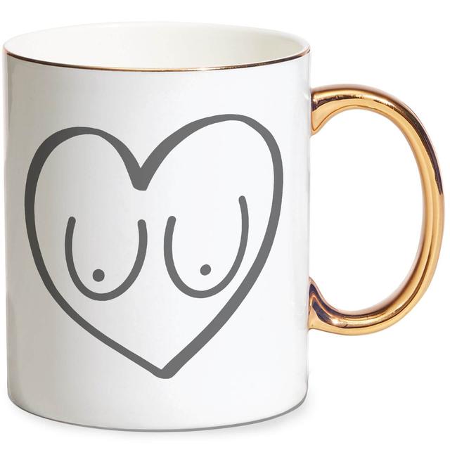 Hush Puppies Love Mug - Gold on Productcaster.