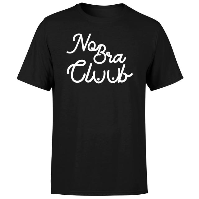 Handwriting No Bra Club Men's T-Shirt - Black - S - Schwarz on Productcaster.