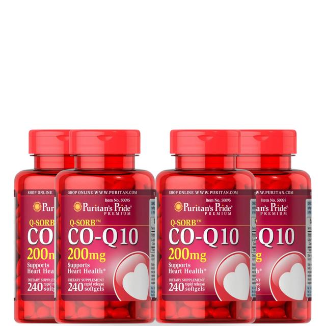 Puritan's Pride CO Enzyme Q10 200mg 240 capsules (4 Pack) on Productcaster.