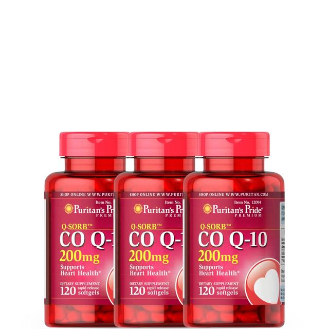 Puritan's Pride CO Enzyme Q10 200mg x 3 120 on Productcaster.