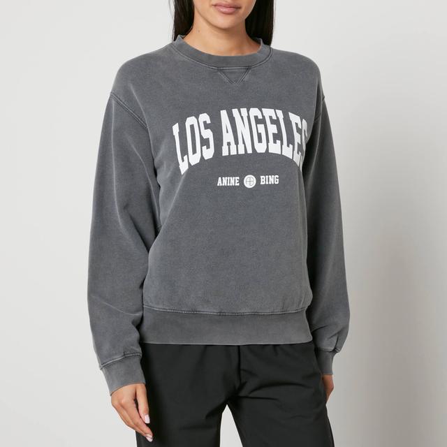 Anine Bing Ramona Los Angeles Cotton Sweatshirt - XS on Productcaster.