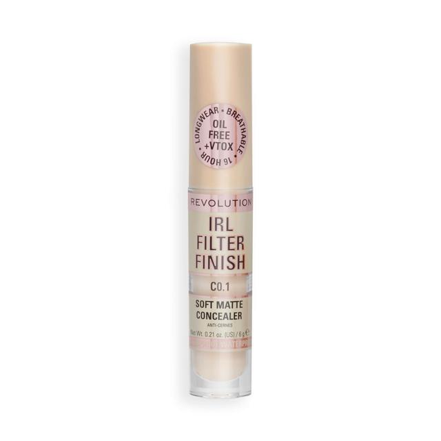 Makeup Revolution IRL Filter Finish Concealer 6g (Various Shades) - C0.1 on Productcaster.