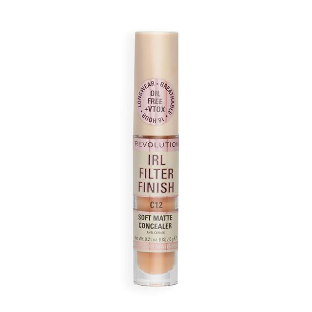 Makeup Revolution IRL Filter Finish Concealer 6g (Various Shades) - C12 on Productcaster.