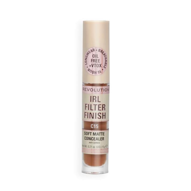 Makeup Revolution IRL Filter Finish Concealer 6g (Various Shades) - C15 on Productcaster.