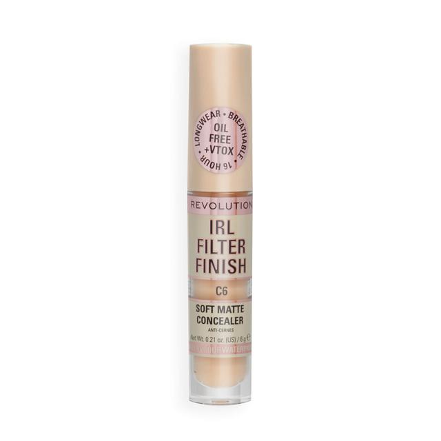 Makeup Revolution IRL Filter Finish Concealer 6g (Various Shades) - C6 on Productcaster.