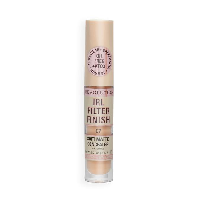 Makeup Revolution IRL Filter Finish Concealer 6g (Various Shades) - C7 on Productcaster.