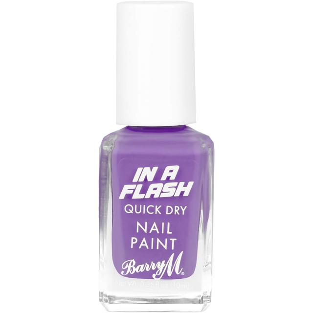 Barry M Cosmetics in a Flash Quick Dry Nail Paint 10ml (Various Shades) - Patient Purple on Productcaster.