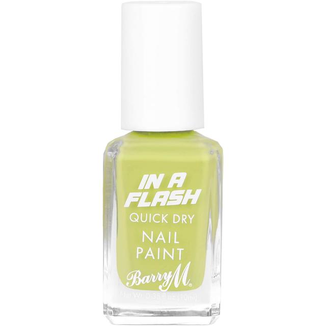 Barry M Cosmetics in a Flash Quick Dry Nail Paint 10ml (Various Shades) - Lightspeed Lime on Productcaster.