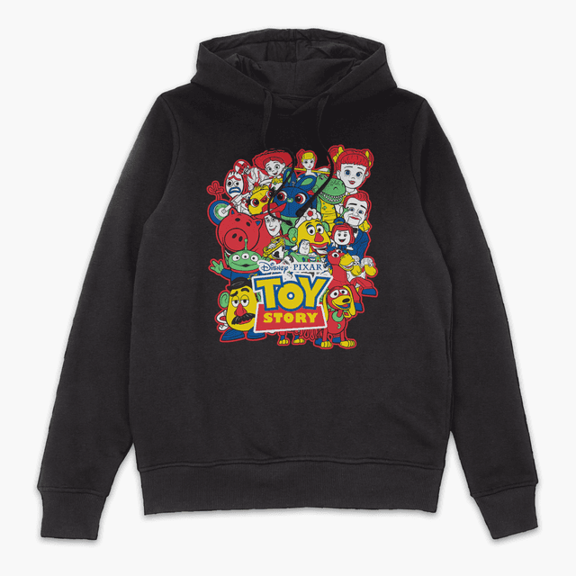 Toy Story Characters Hoodie - Black - M - Schwarz on Productcaster.