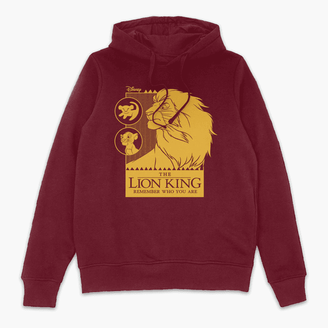 Sudadera con capucha Lion King Simbas Journey - Burdeos - XXL - Burgundy on Productcaster.