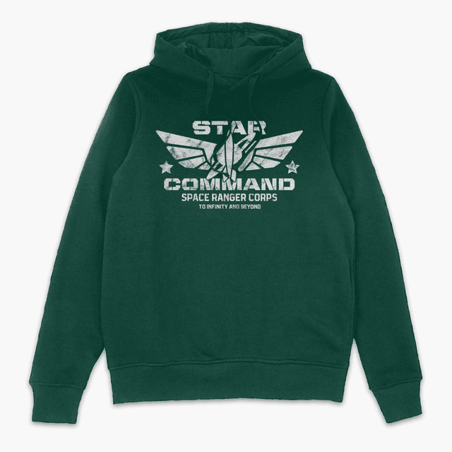 Sudadera con capucha Star Command Space Ranger Corps de Toy Story - Verde - S - Verde on Productcaster.