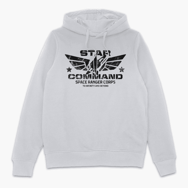 Toy Story Star Command Space Ranger Hoodie - White - L - White on Productcaster.