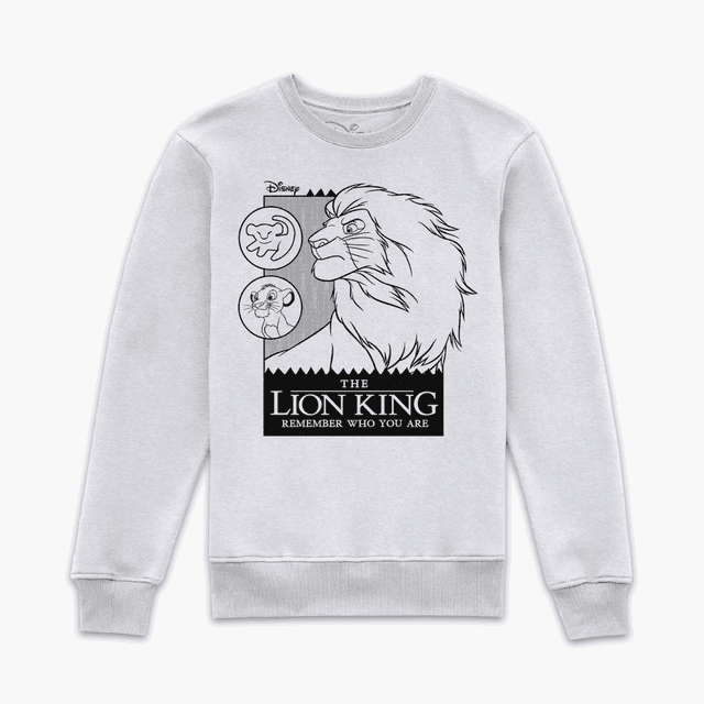 Sudadera El rey león Recuerda quién eres - Blanco - S - Blanco on Productcaster.