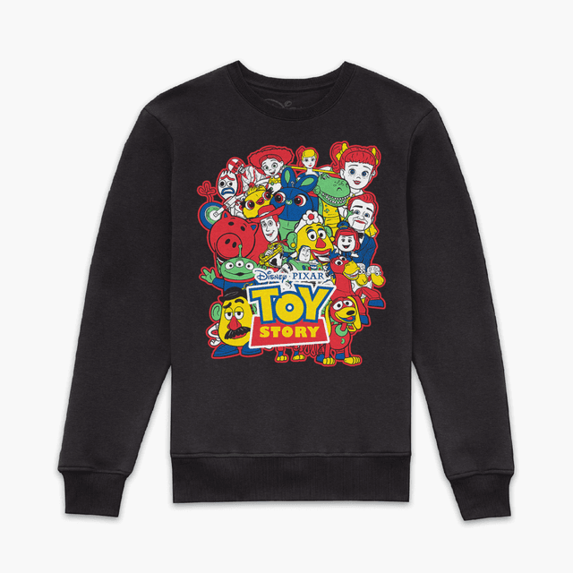 Toy Story Characters Jumper - Black - XXL - Black on Productcaster.