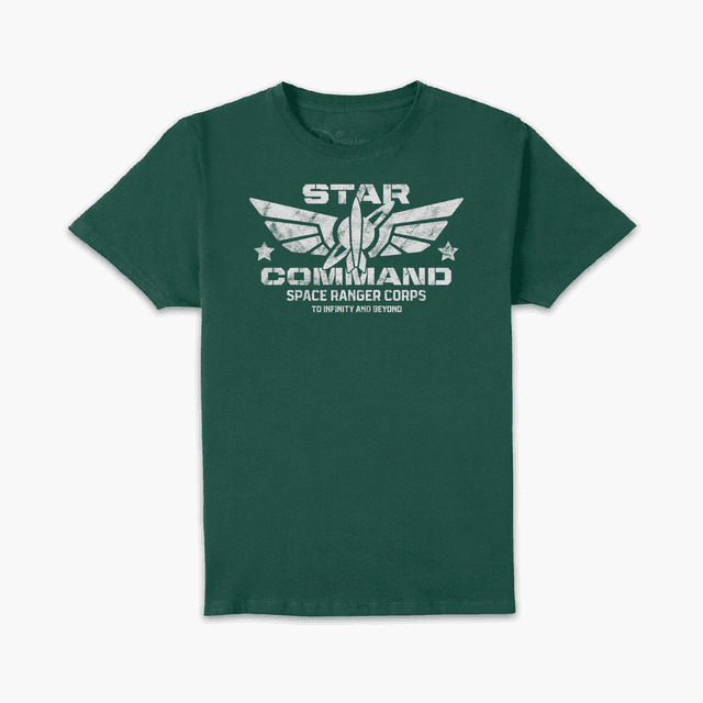 Toy Story Star Command Space Ranger Corps Unisex T-Shirt - Vert - S - Vert Citron on Productcaster.