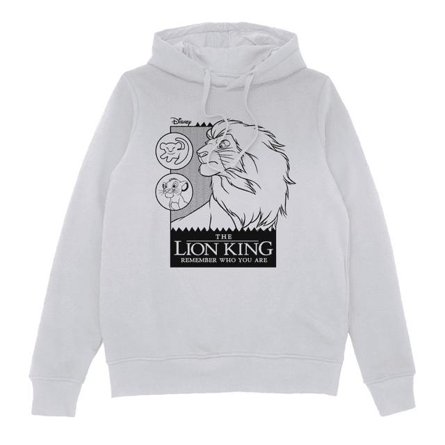 Lion King Remember Who You Are Kids' Hoodie - White - 9-10 Years - White on Productcaster.