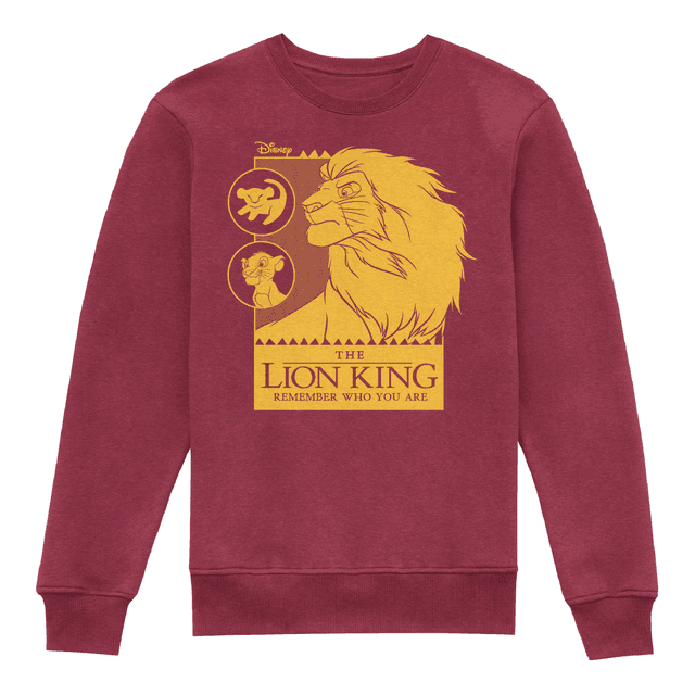 Lion King Simbas Journey Kids' Sweatshirt - Burgundy - 3-4 Years - Burgundy on Productcaster.