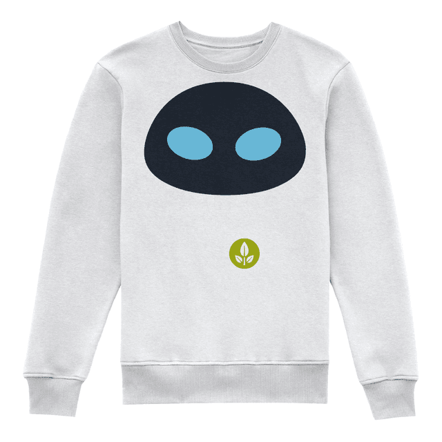 Wall.E Eve's Face Kids' Sweatshirt - White - 5-6 Jahre - Weiß on Productcaster.