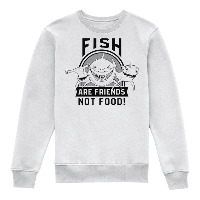 Sudadera para niños Finding Nemo Fish Are Friends - Blanco - 3-4 años - Blanco on Productcaster.