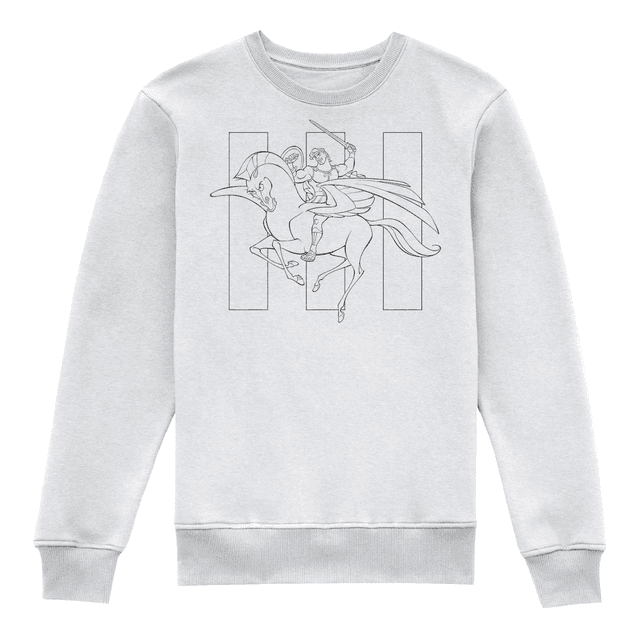 Hercules A True Hero Kids' Jumper - White - 9-10 Years - White on Productcaster.