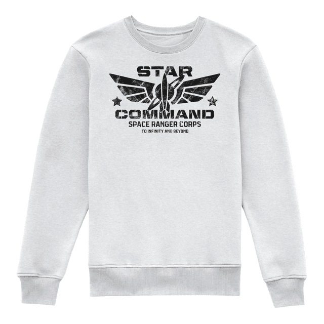 Sudadera Star Command Space Ranger para niños de Toy Story - Blanco - 3-4 años - Blanco on Productcaster.