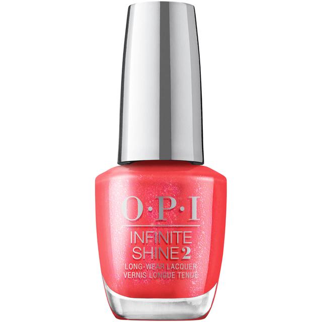 OPI Me, Myself and OPI Infinite Shine Long-Wear Nail Polish 15ml (Various Shades) - Left Your Texts on Red on Productcaster.