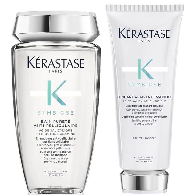 Kérastase Symbiose Anti-Dandruff Cleanse and Condition Duo for Oily Scalps on Productcaster.