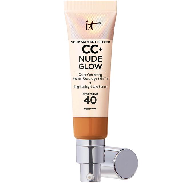 IT Cosmetics CC+ and Nude Glow Lightweight Foundation and Glow Serum with SPF40 32ml (Various Shades) - Tan Rich on Productcaster.