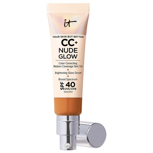 IT Cosmetics CC+ and Nude Glow Lightweight Foundation and Glow Serum with SPF40 32ml (Various Shades) - Tan Rich on Productcaster.