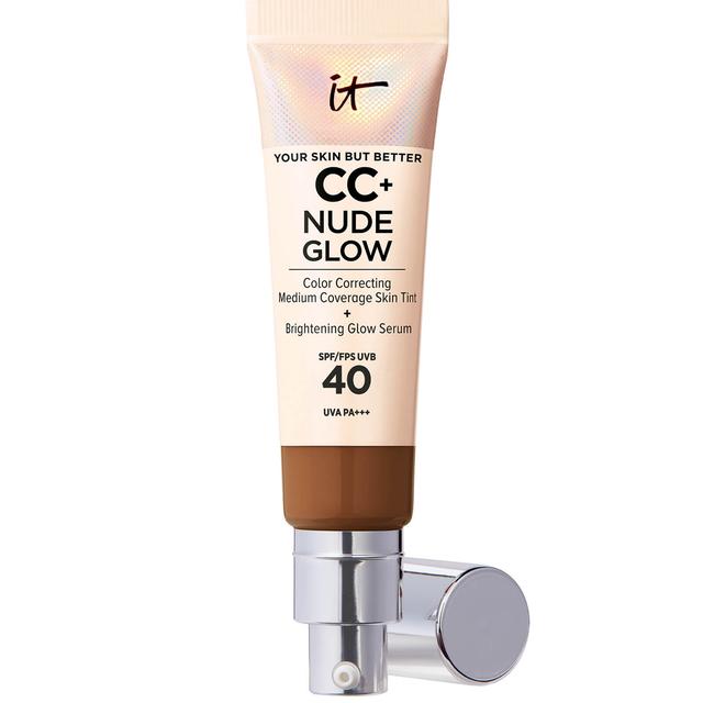 IT Cosmetics CC+ and Nude Glow Lightweight Foundation and Glow Serum with SPF40 32ml (Various Shades) - Neutral Rich on Productcaster.