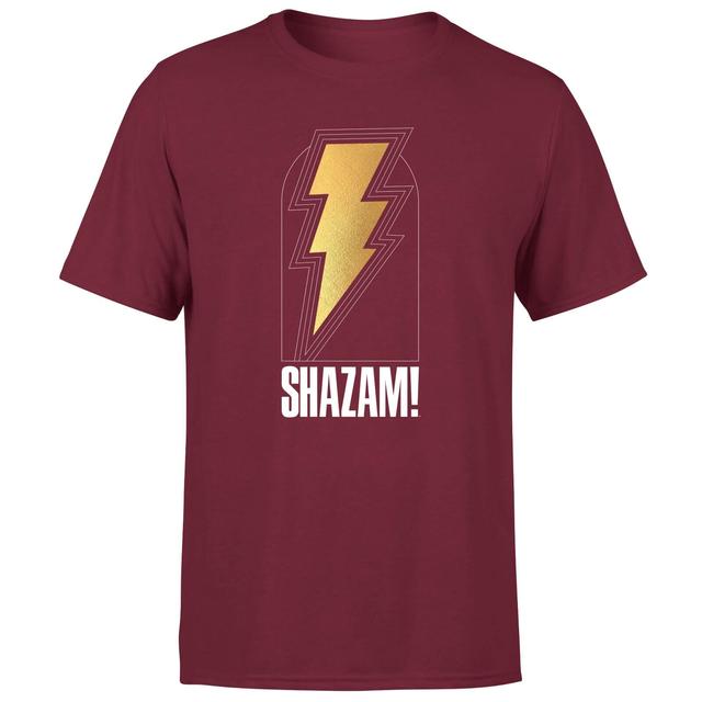 Shazam! Fury of the Gods Bolt Unisex T-Shirt - Burgundy - XL on Productcaster.