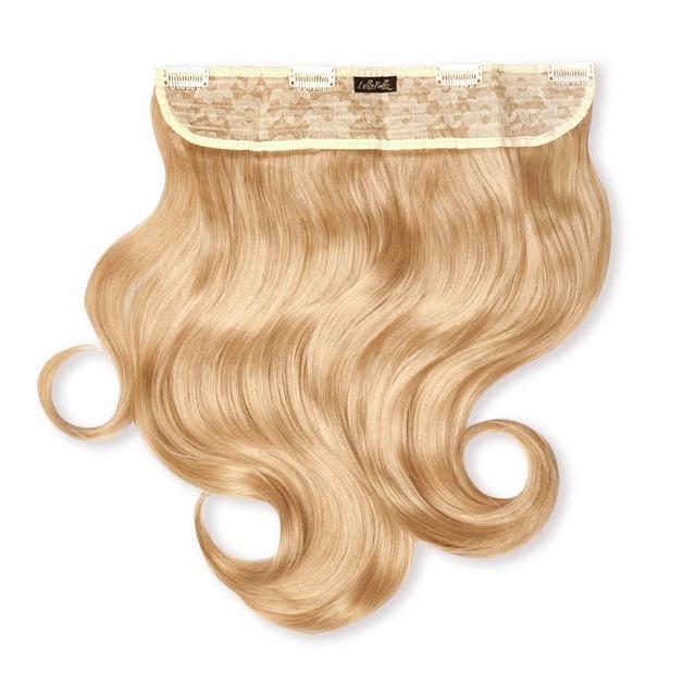 LullaBellz Thick 16 1-Piece Curly Clip in Hair Extensions (Various Colours) - Honey Blonde on Productcaster.