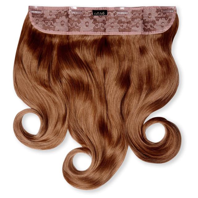 LullaBellz Thick 16 1-Piece Curly Clip in Hair Extensions (Various Colours) - Mixed Auburn on Productcaster.